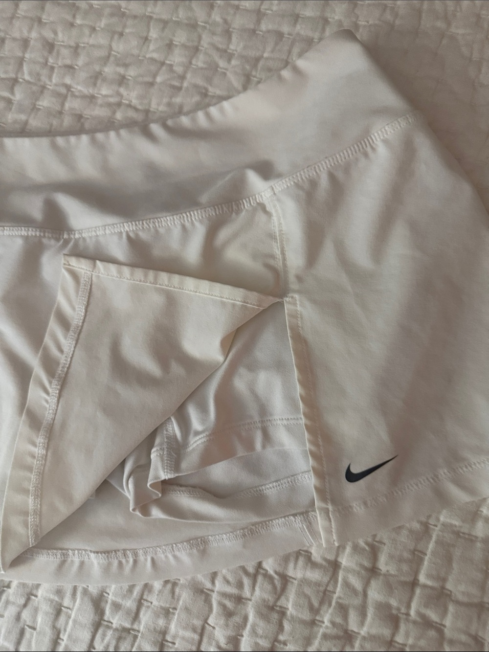 Nike White Tennis SHORT Skort - Picture 2 of 3